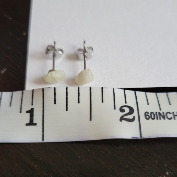 Natural Citrine Earrings - Picture 3 of 5